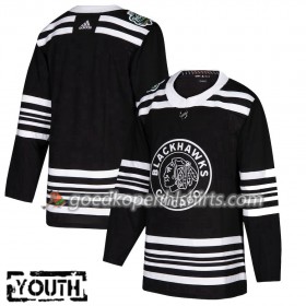 Chicago Blackhawks Blank 2019 Winter Classic Adidas Zwart Authentic Shirt - Kinderen